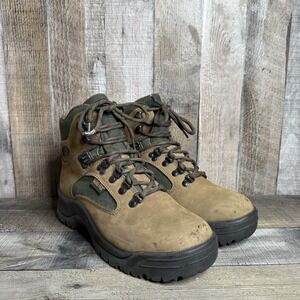 Womens Vasque Skywalk Vintage Brown Leather Hiking Trail Boots Shoes Size 7.5 M